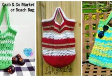 Summer Beach Bag Crochet Free Patterns - Beach #Bag; Free #Crochet; Patterns