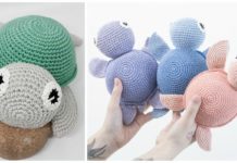 Easy Amigurumi Turtle Crochet Free Pattern [Video] - Amigurumi #Turtle; Crochet Free Patterns