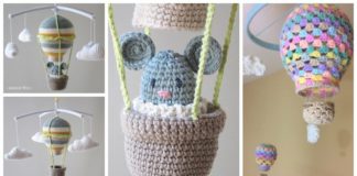 Hot Air Balloon Baby Mobile Crochet Free Patterns