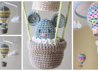 Hot Air Balloon Baby Mobile Crochet Free Patterns