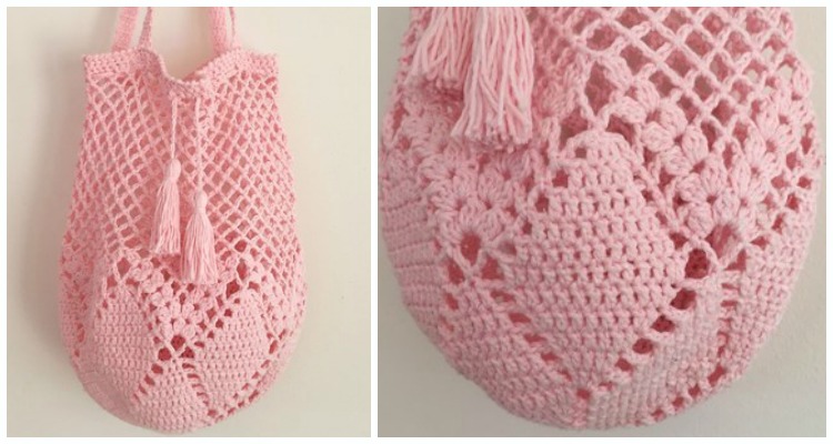 Hummingbird Market Bag Crochet Free Pattern