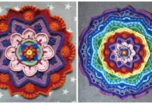 Mandala Madness Crochet Free Pattern - Enchanting Mandala Free Crochet Patterns