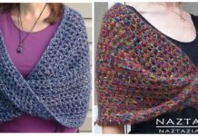 Mobius Shawl Wrap Crochet Free Pattern [Video]- Women Shawl #Wrap; Free #Crochet; Patterns