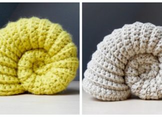 Ammonite Fossil Crochet Free Pattern