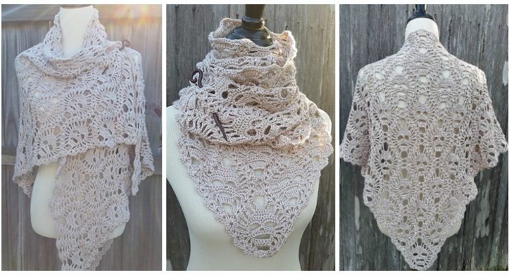 Lost Souls Skull Shawl Crochet Free Pattern [Video] - Women Lace #Shawl; Free #Crochet; Patterns