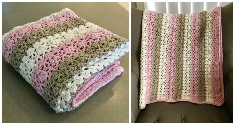 Alva Baby Blanket Crochet Free Pattern - Crochet & Knitting