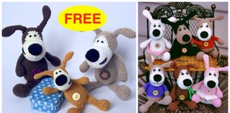 Amigurumi Dog Buffy Crochet Free Pattern- Crochet Dog #Amigurumi; Free Patterns