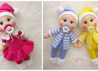 Amigurumi doll pacifier store baby