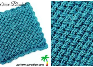 Celtic Weave Blanket Crochet Free Pattern - Cable #Blanket; Free #Crochet; Patterns