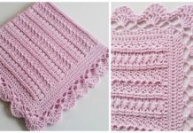 Mayflower Baby Blanket Crochet Free Pattern - Shell Stitch #Blanket; Free #Crochet; Patterns