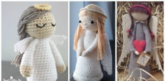 Amigurumi Doll Christmas Angel Crochet Free Pattern - #Doll; Crochet #Amigurumi; Free Pattern