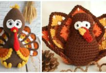 Amigurumi Turkey Crochet Free Patterns - Crochet #Bird; #Amigurumi; Free Patterns