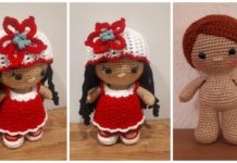 Amigurumi Holiday Weebee Doll Crochet Free Pattern - Crochet #Dolls; #Amigurumi; Free Patterns