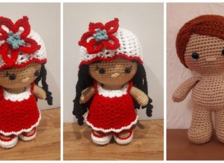 Amigurumi Holiday Weebee Doll Crochet Free Pattern - Crochet #Dolls; #Amigurumi; Free Patterns