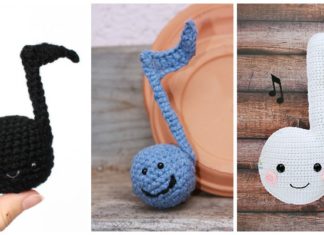 Musical Note Amigurumi Free Pattern - #Amigurumi; Musical Note Crochet Free Pattern