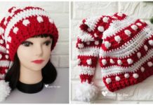 Pixie Hat Crochet Free Pattern - #Christmas; Hat Free #Crochet; Patterns