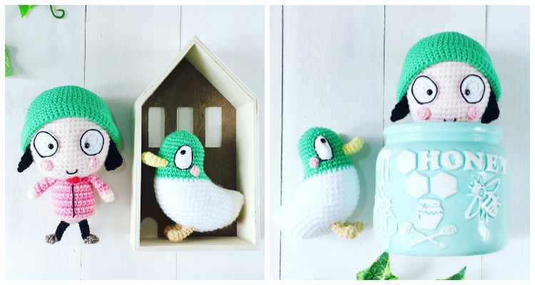 sarah and duck doll