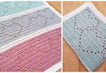 Linked Heart Blanket Crochet Free Pattern - #Heart; #Blanket; #Crochet Free Patterns