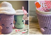 Sweet Coffee Cup Cozy Crochet Free Pattern - Coffee/Tea Mug #Cozy; Free #Crochet; Patterns