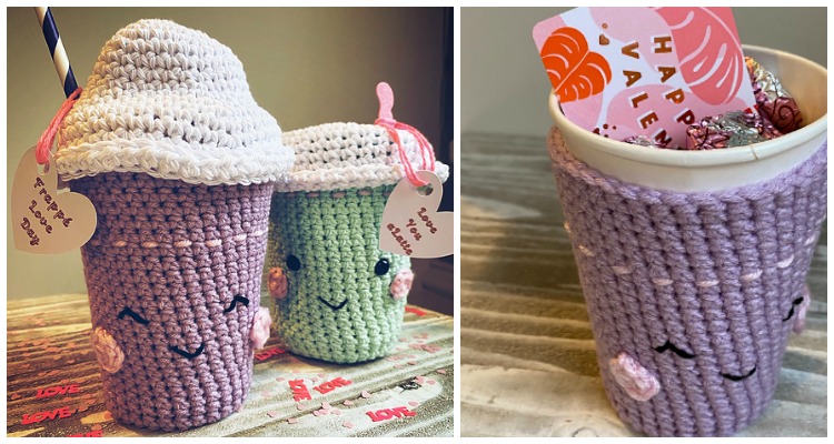 Amigurumi Sweet Coffee Cup Cozy Crochet Patterns - Crochet &amp; Knitting