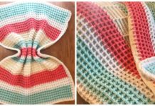 Waffle Stitch Baby Blanket Crochet Free Patterns