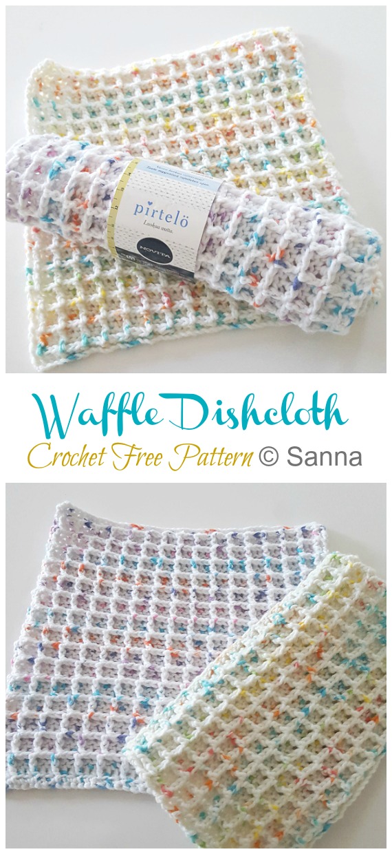 Ravelry: Waffle Crochet Spa Washcloth pattern by Kate Alvis