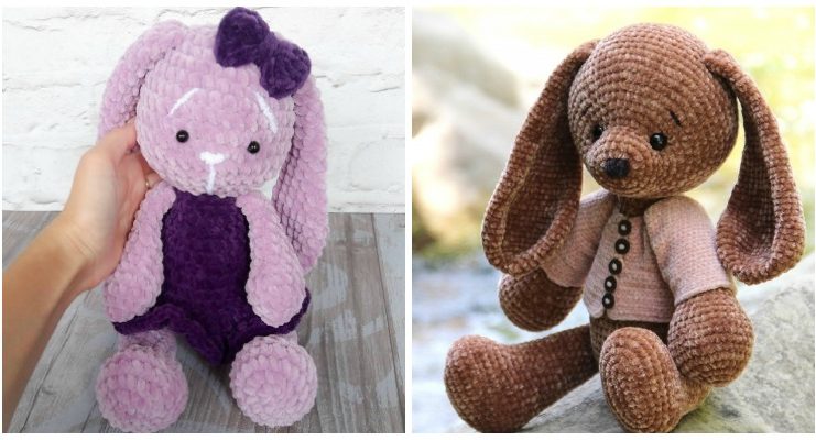 Amigurumi Sweetheart Plush Bunny Crochet Free Pattern - #Amigurumi; Bunny Free Crochet Patterns