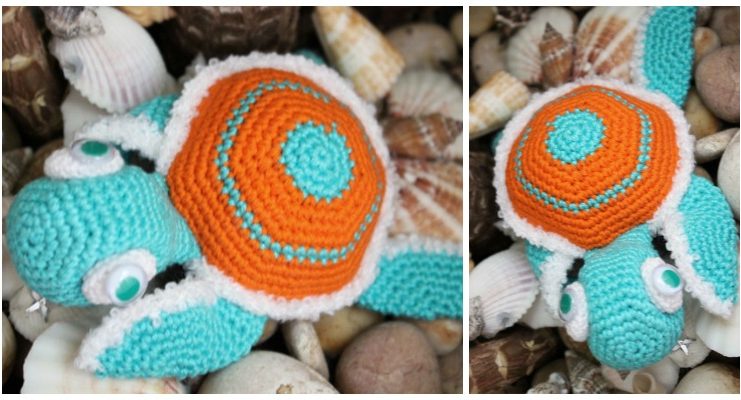 Amigurumi Tortoise Crochet Free Pattern - Amigurumi #Turtle; Crochet Free Patterns