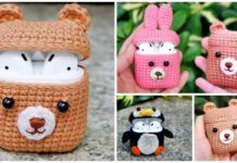 Animal Airpod Cases Crochet Free Pattern [Video]