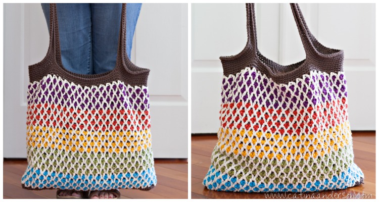 Moroccan Market Tote Bag Crochet Free Pattern - Crochet & Knitting