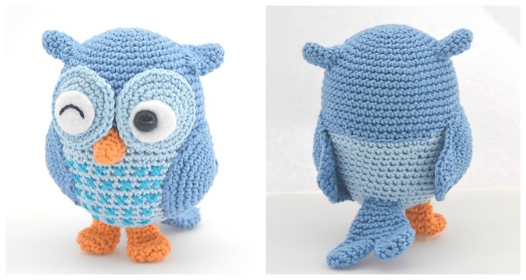 Amigurumi Jip the owl Crochet Free Pattern - Crochet & Knitting