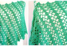 Atomic Spring Wrap Crochet Free Pattern - Women Lace #Shawl; Free #Crochet; Patterns