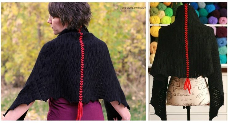 Bat Wing Shawl Crochet Free Pattern - Women Lace #Shawl; Free #Crochet; Patterns