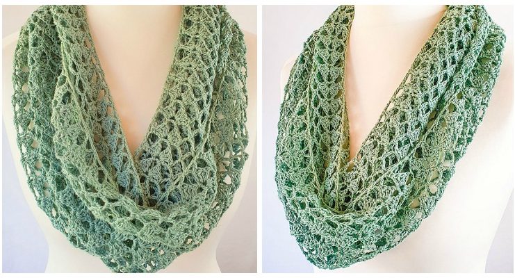 Gwenevere Lace Cowl Crochet Free Pattern - Women #Cowl; Free #Crochet; Pattern