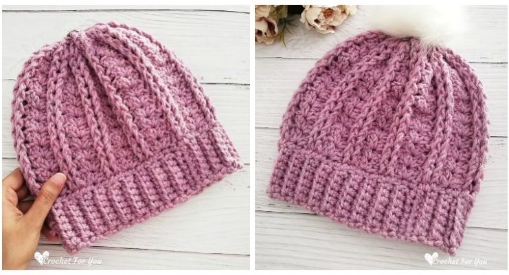 Yara Beanie Hat Crochet Free Pattern - Adult Beanie #Hat; #Crochet; Free Patterns