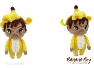 Amigurumi Banana Boy Crochet Free Pattern - Crochet #Dolls; #Amigurumi; Free Patterns