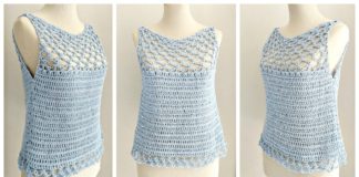 Solomon Knot Summer Top Crochet Free Pattern [Video] - Women Summer #Top Free #Crochet; Patterns