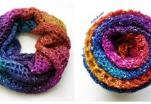 Rainbow Lace Shawl Crochet Free Pattern - Women Lace #Shawl; Free #Crochet; Patterns