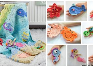 Undersea Blanket Crochet Free Pattern - #Crochet; Kids #Animal; Blanket Free Patterns Kids Gifts