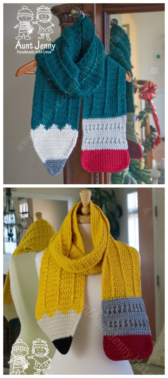 Pencil Scarf Crochet Free Pattern Crochet & Knitting