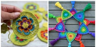 Party #Bunting ; #Crochet; Free Patterns