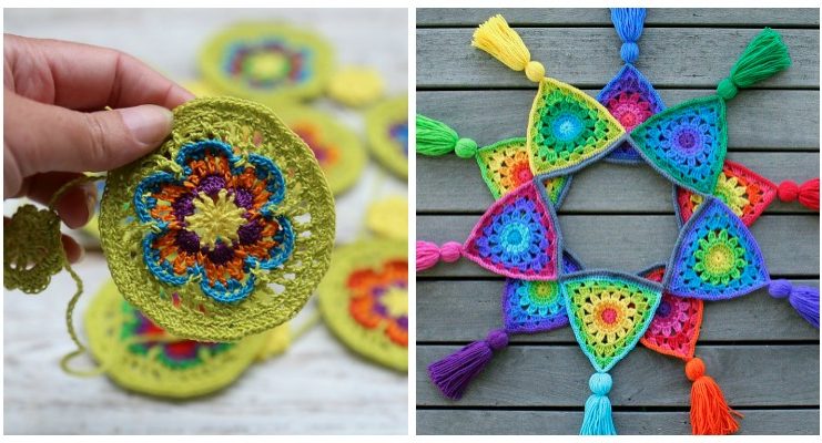 Party #Bunting ; #Crochet; Free Patterns