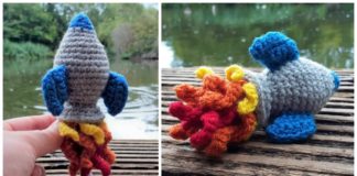 Amigurumi Rocket Ship Crochet Free Patterns