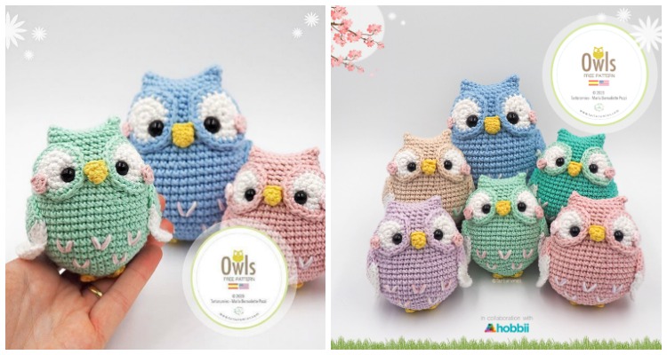 Amigurumi Little Owls Crochet Free Pattern Crochet Knitting