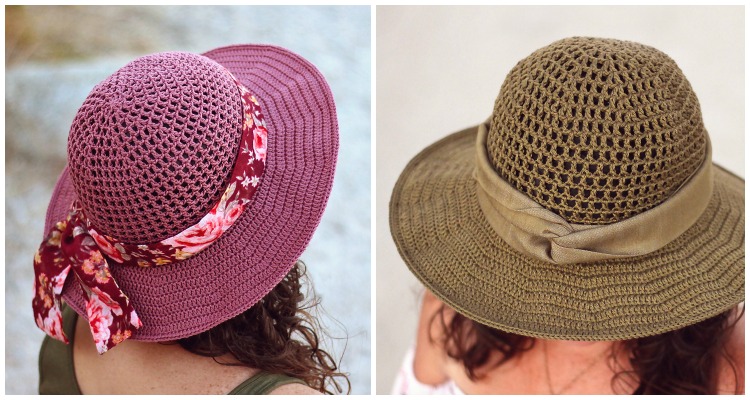 Brimmed Sun Hat Crochet Free Pattern - Crochet & Knitting