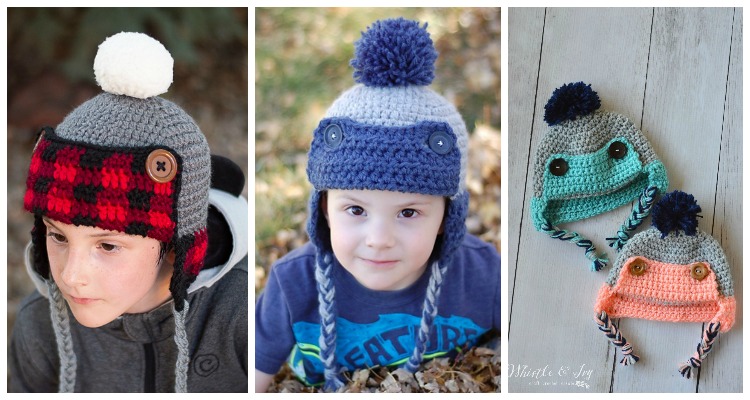 26+ Crochet Trapper Hat Pattern Free
