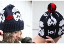 Star Wars Hat Crochet Free Pattern- Adult Beanie #Hat; #Crochet; Free Patterns