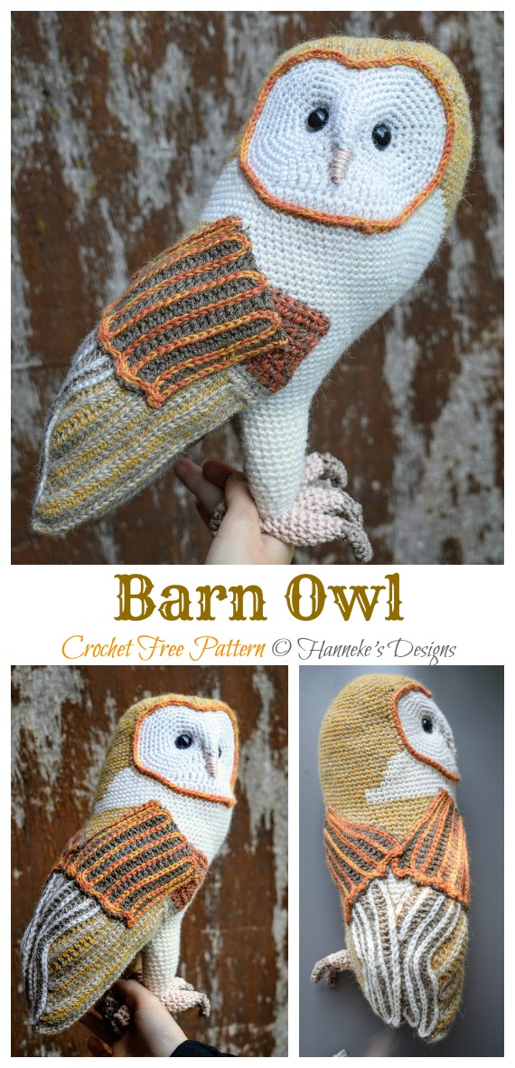 Amigurumi Barn Owl Crochet Free Patterns