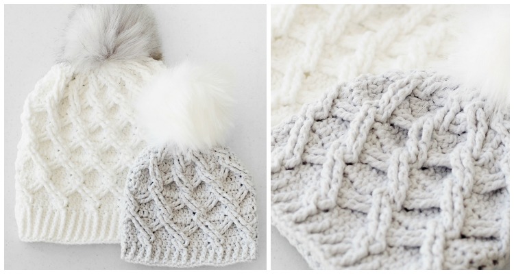 camdyn cable crochet hat