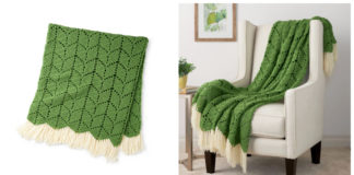 Growing Ivy Lace Blanket Crochet Free Pattern - Lace #Blanket; Free #Crochet; Patterns